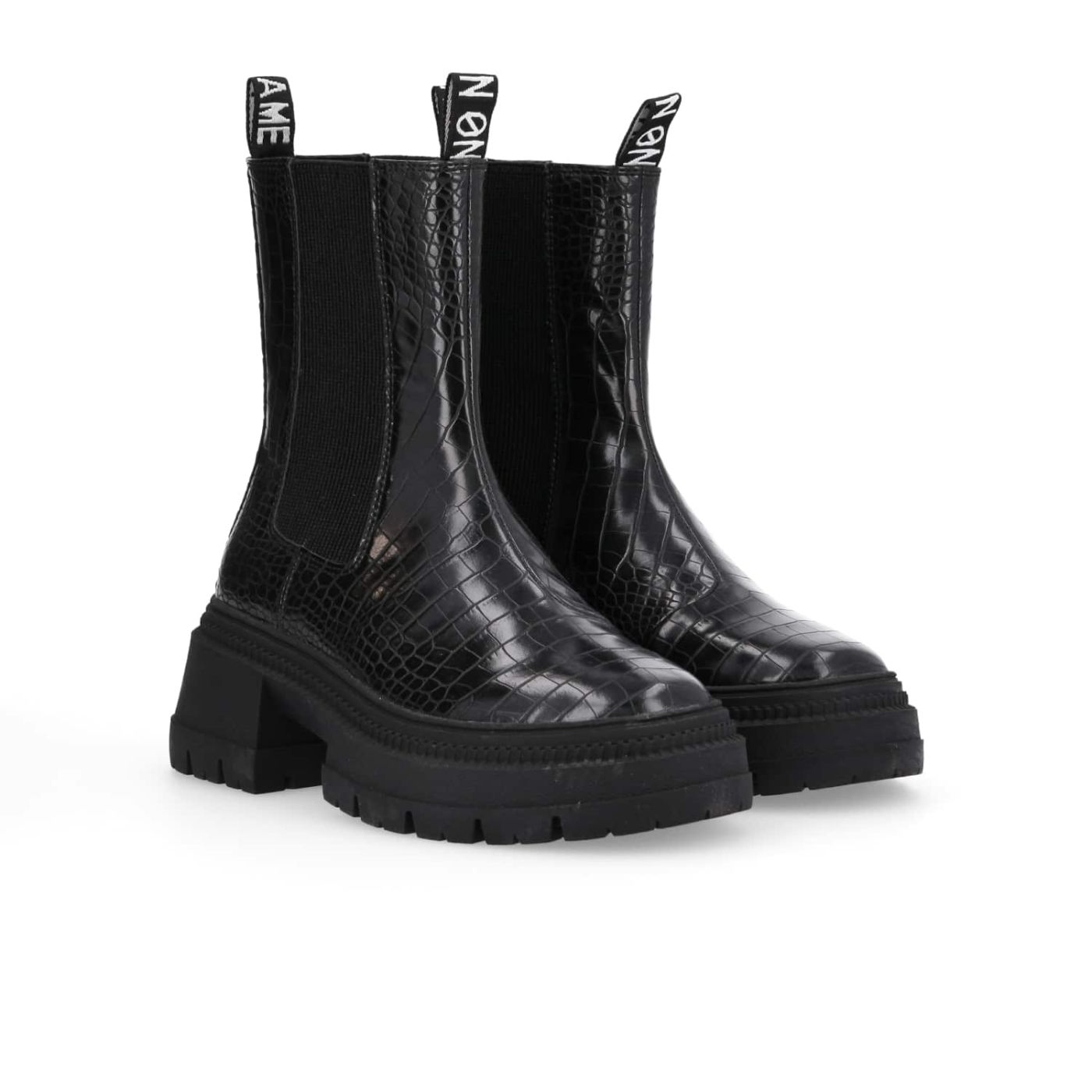 STRONG JODHPUR - PRINT CROCO - BLACK